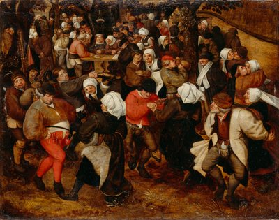 Bauernhochzeit im Freien von Jan the Elder Brueghel